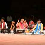 Rajasthani folk singing begins in Lokrang Samaroh
