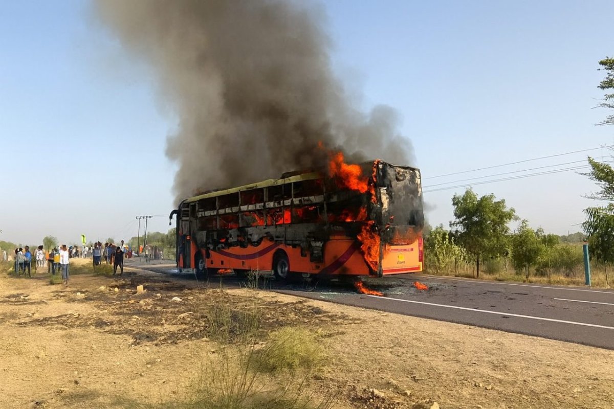 Jaisalmer bus fire