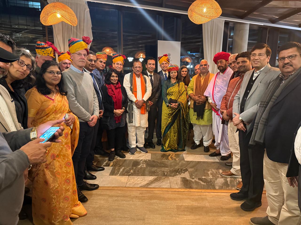 Rajasthan अध्ययन दल ने डेनमार्क में Indian  राजदूत मनीष प्रभात से की मुलाकात