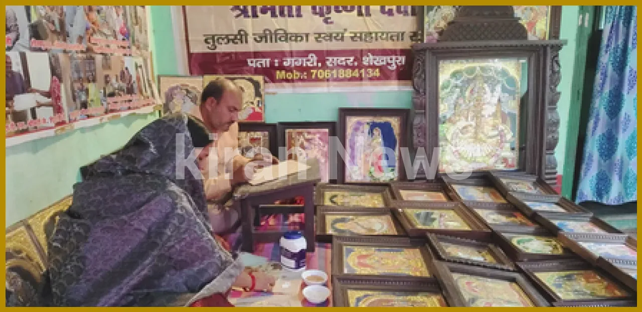 From Shekhpura Soil to Tanjore Art: Krishna Devi’s Path to Self-Reliance