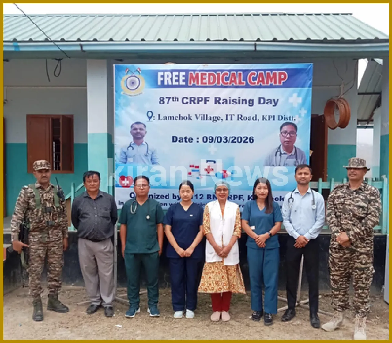 CRPF Celebrates Foundation Day with Free Medical Camp and Blood Donation Drive