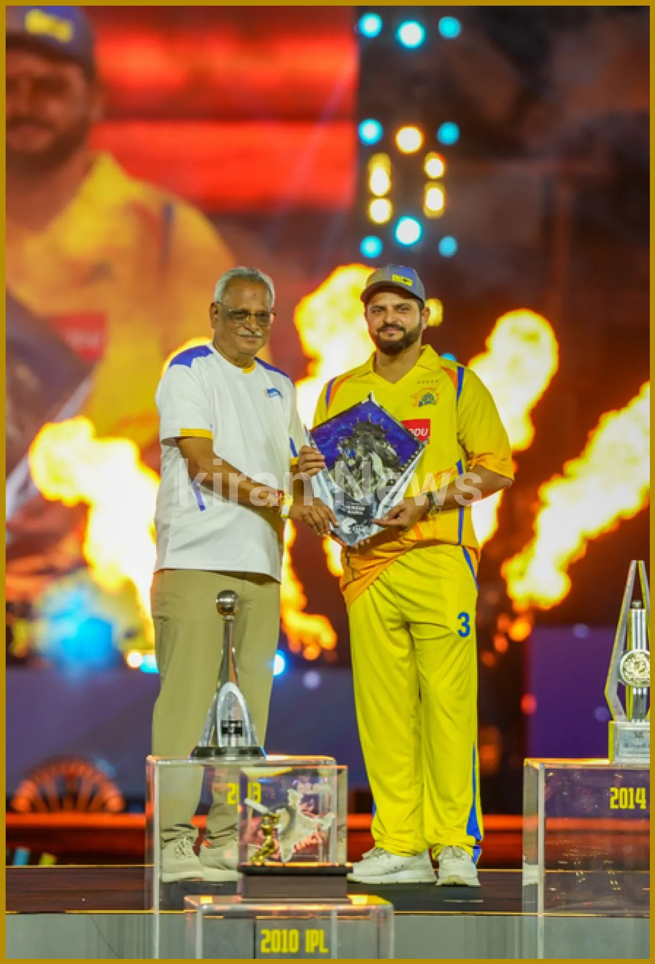 Suresh Raina and Matthew Hayden Inducted into CSK Hall of Fame