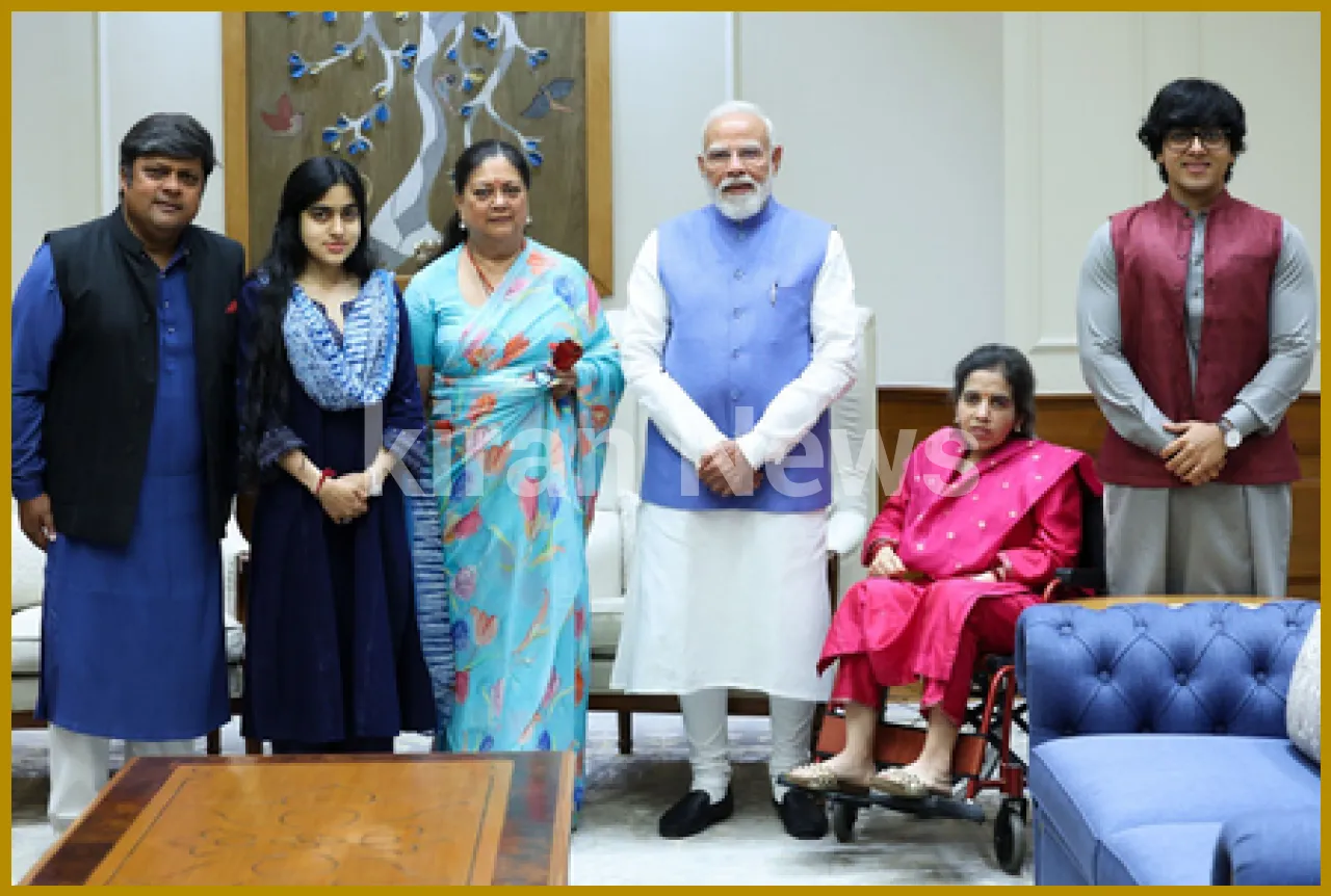 Vasundhara Raje Meets PM Modi, Discusses Grandsons Political Future