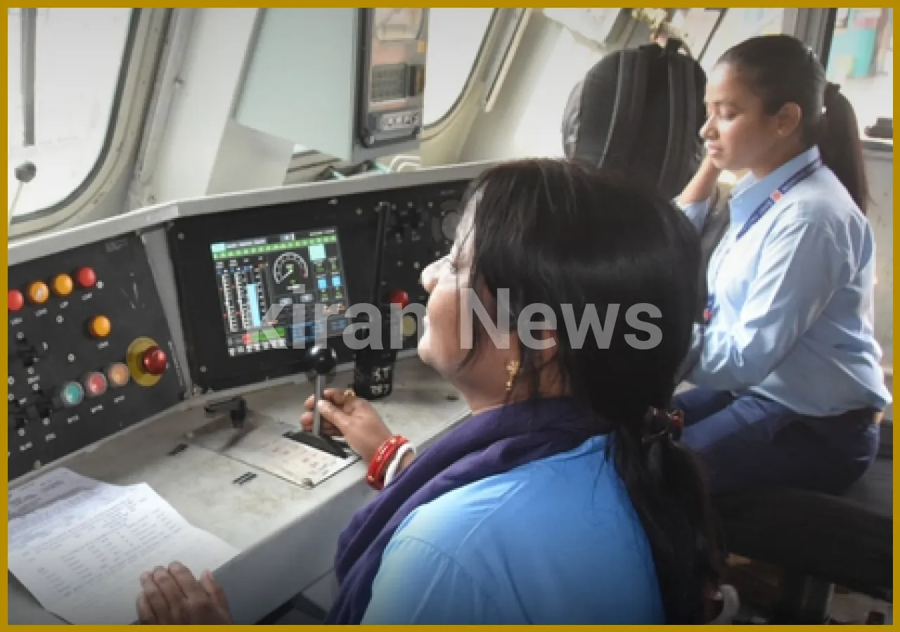 Women Take Charge of Trains on International Womens Day