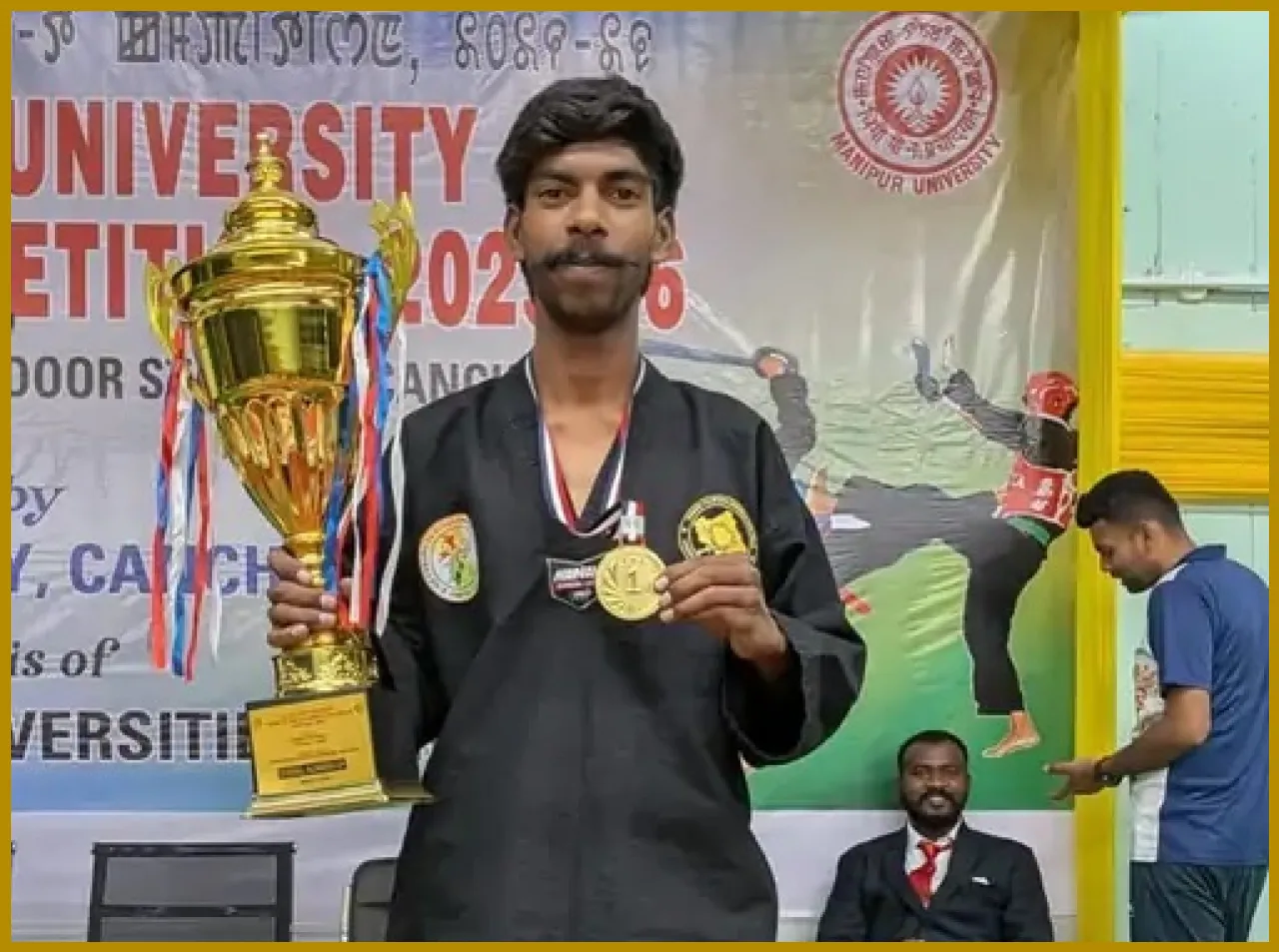 Udaipurs Yash Gameti Wins Historic Gold in Thang-Ta
